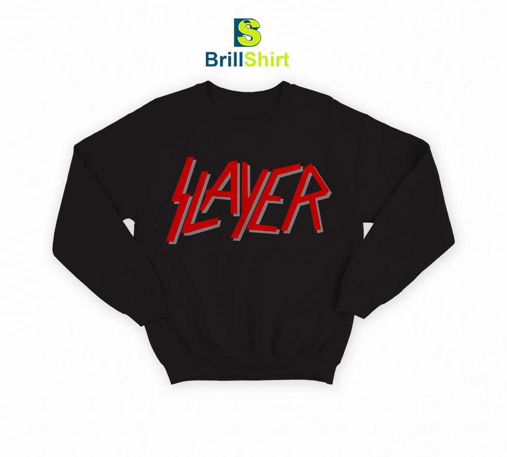 Slayer Classic Logo Sweatshirt Slayer Classic Logo Sweatshirt
