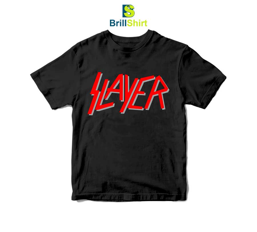 Slayer Classic Logo T-Shirt Mockup Slayer Classic Logo T-Shirt Mockup