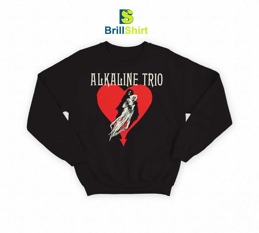 Alkaline Trio Heart Swept Tee Sweatshirt Alkaline Trio Heart Swept Tee Sweatshirt