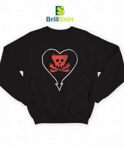Alkaline Trio Heartskull Tone Tee Sweatshirt