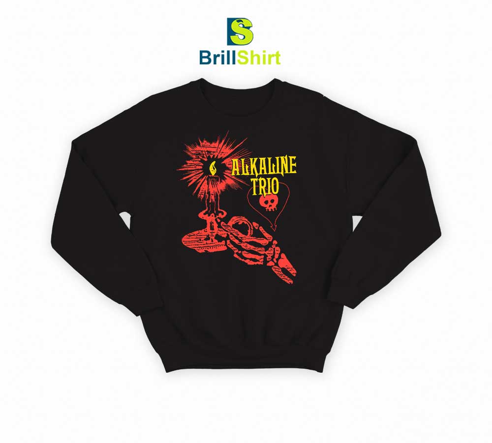 Alkaline Trio Skele Candle Tee Sweatshirt Alkaline Trio Skele Candle Tee Sweatshirt