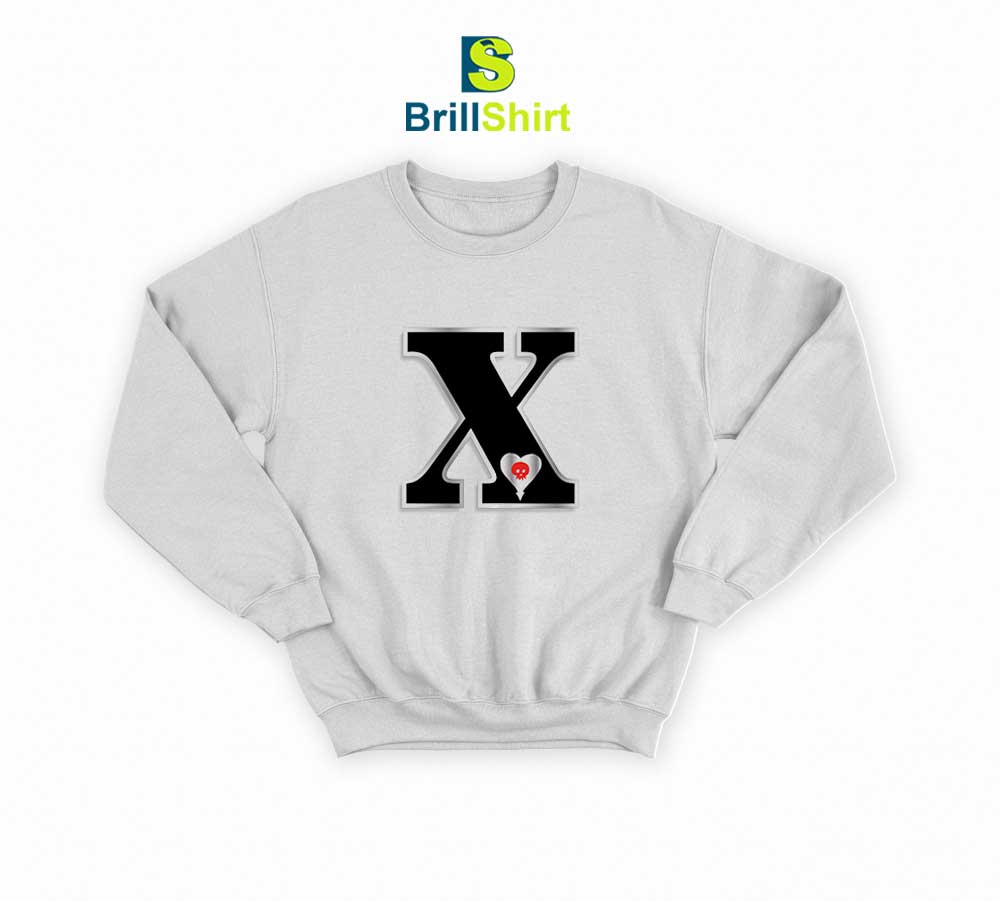 Alkaline Trio X Heart Skull Sweatshirt Alkaline Trio X Heart Skull Sweatshirt