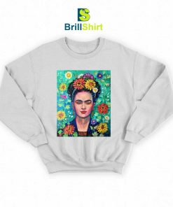 Frida Kahlo Bright Flowers Sweatshirt