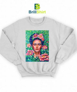 Frida Kahlo Floral Potrait Sweatshirt