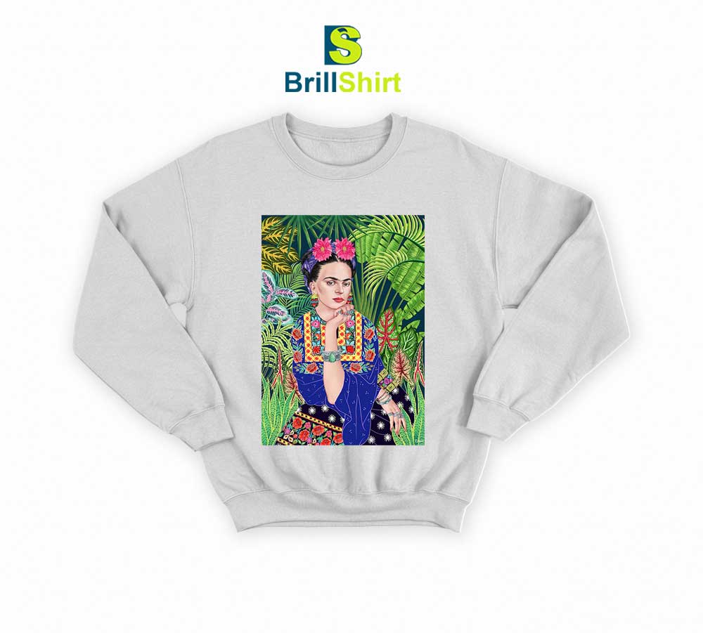 Frida Kahlo Jungle Tropical Sweatshirt Frida Kahlo Jungle Tropical Sweatshirt