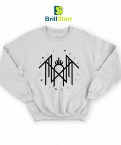 Sleeptoken Emblem White Tee Sweatshirt
