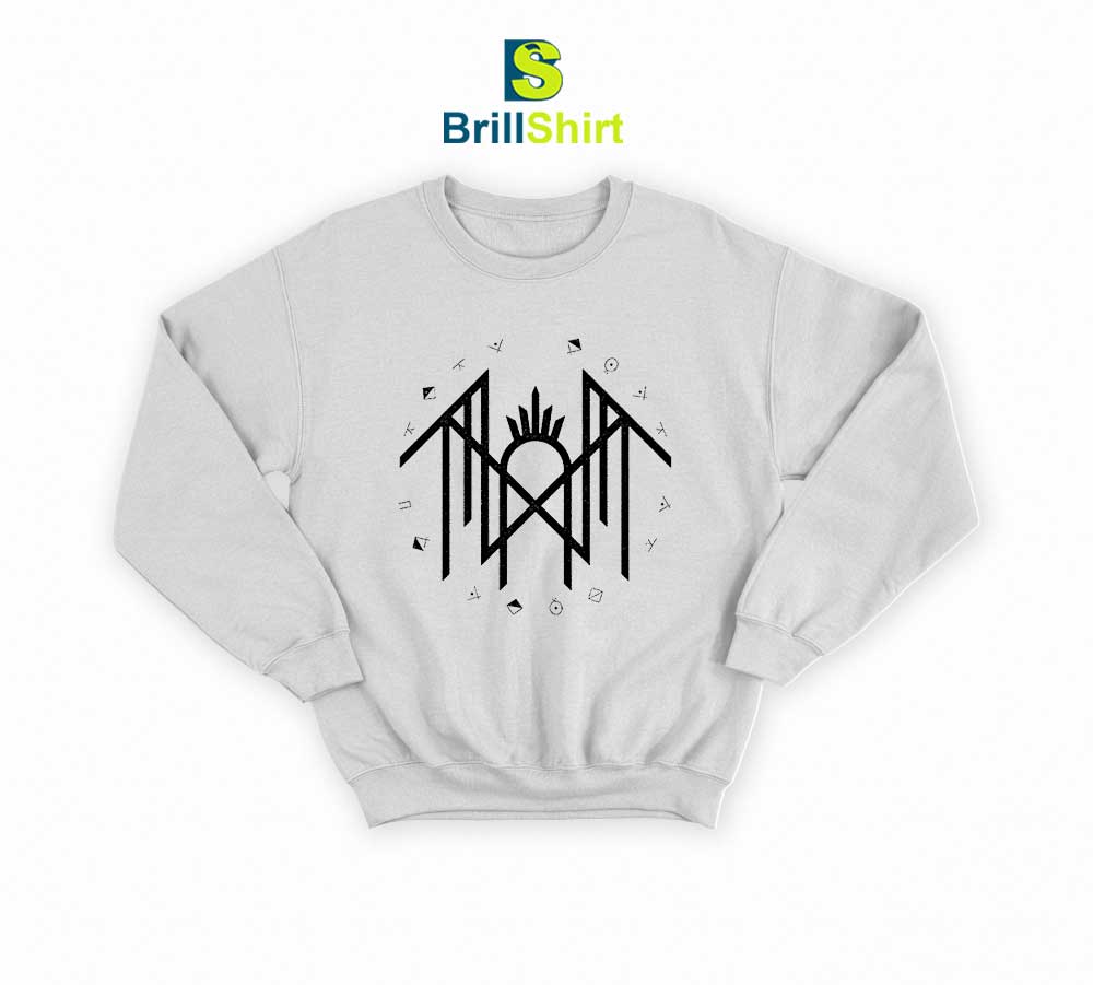 Sleeptoken Emblem White Tee Sweatshirt Sleeptoken Emblem White Tee Sweatshirt