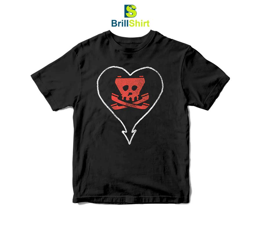 Alkaline Trio Heartskull Tone Tee T-Shirt Alkaline Trio Heartskull Tone Tee T-Shirt