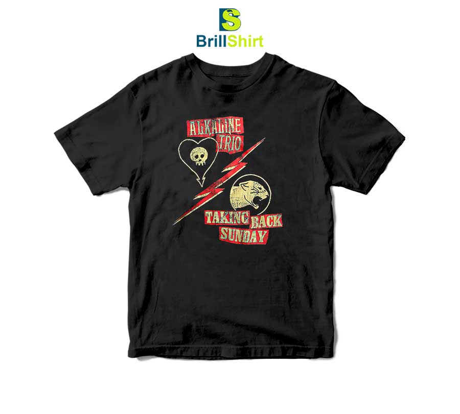 Alkaline Trio Taking Back Sunday T-Shirt Alkaline Trio Taking Back Sunday T-Shirt