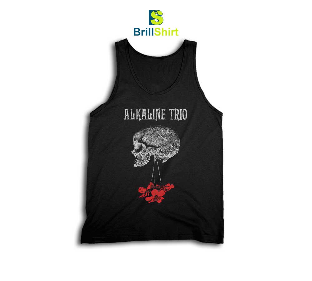 Alkaline Trio Flowers Down Tee Tank Top Alkaline Trio Flowers Down Tee Tank Top