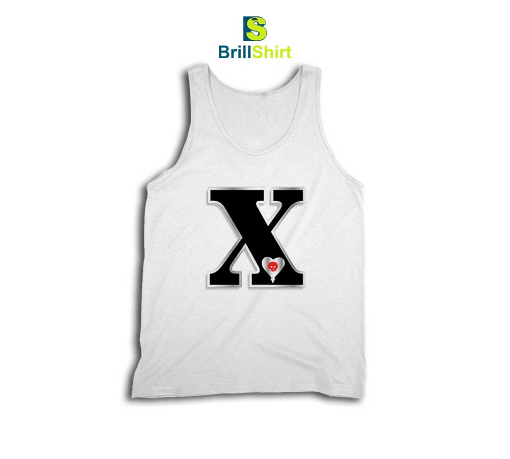 Alkaline Trio X Heart Skull Tank Top Alkaline Trio X Heart Skull Tank Top