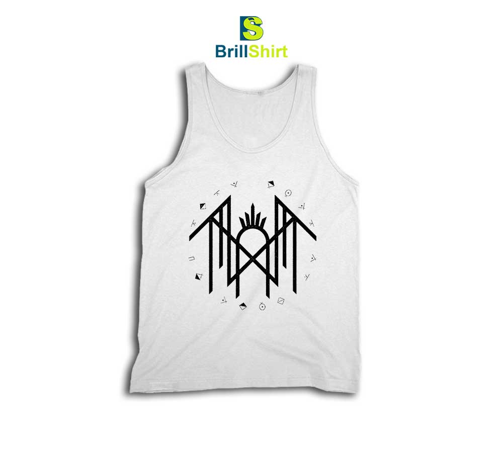 Sleeptoken Emblem White Tee Tank Top Sleeptoken Emblem White Tee Tank Top
