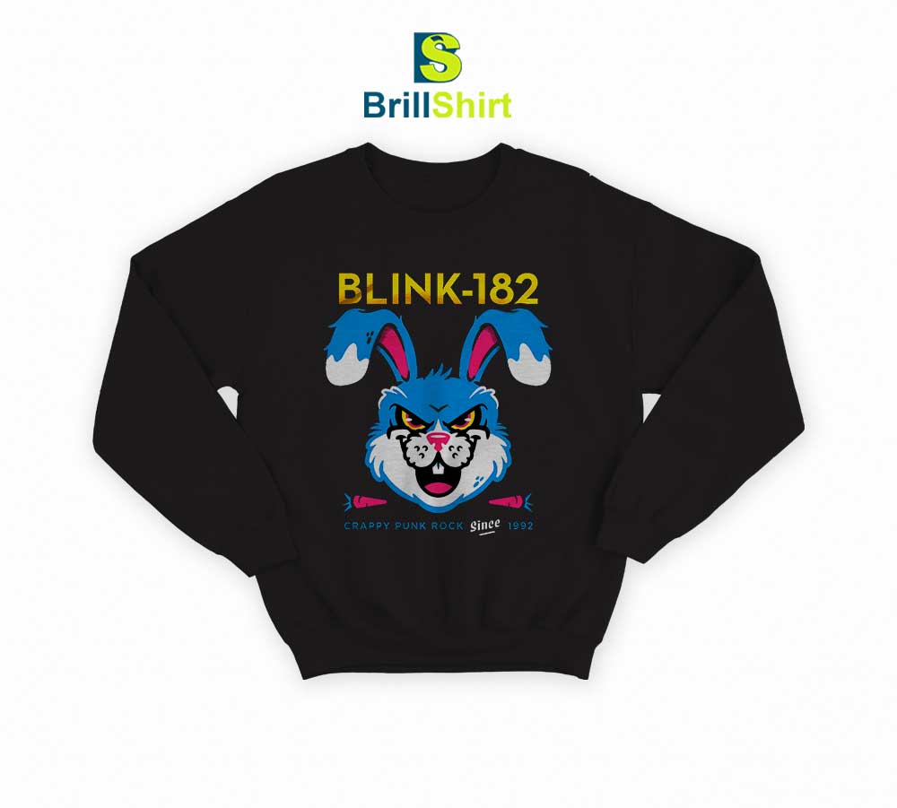 blink-182 crappy punk rock since 1992 Sweatshirt blink-182 crappy punk rock since 1992 Sweatshirt