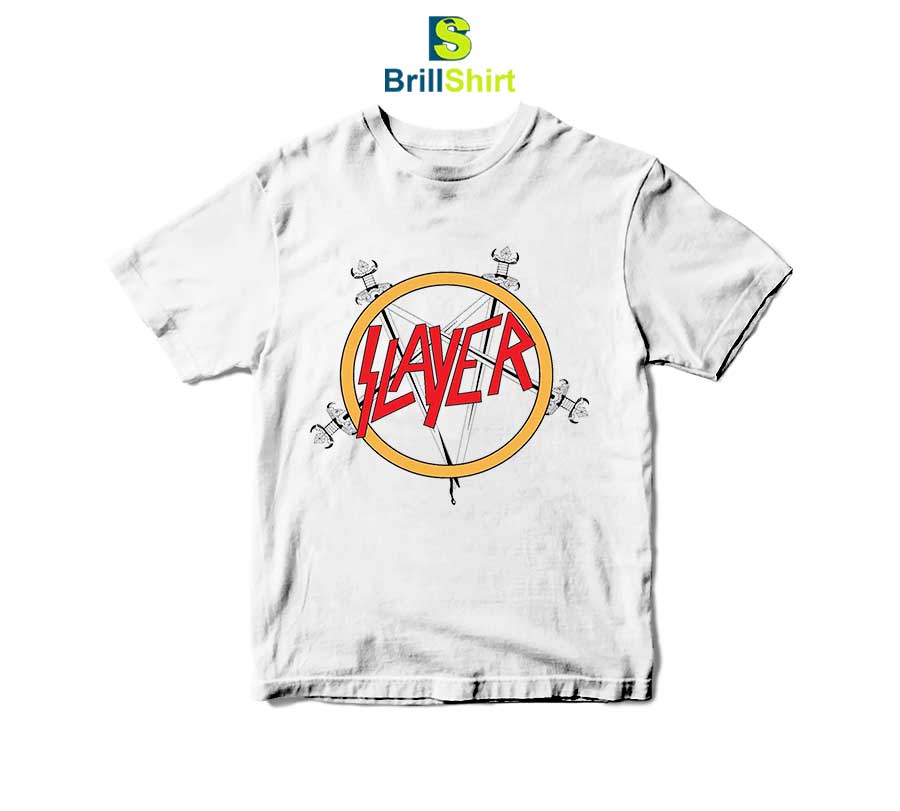 Slayer PENTAGRAM T-Shirt Mockup Slayer PENTAGRAM T-Shirt Mockup