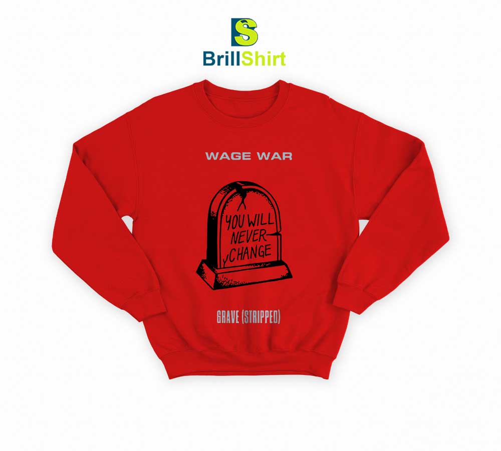 Wage-War-Grave-(Stripped)-Sweatshirt Wage-War-Grave-(Stripped)-Sweatshirt