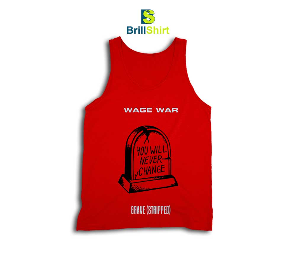 Wage War Grave (Stripped) Tank Top Wage War Grave (Stripped) Tank Top