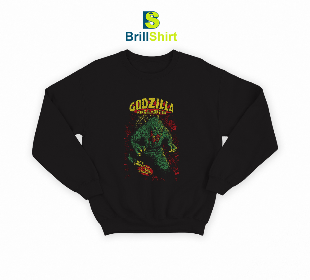 Bloody Monster Godzilla Sweatshirt Bloody Monster Godzilla Sweatshirt